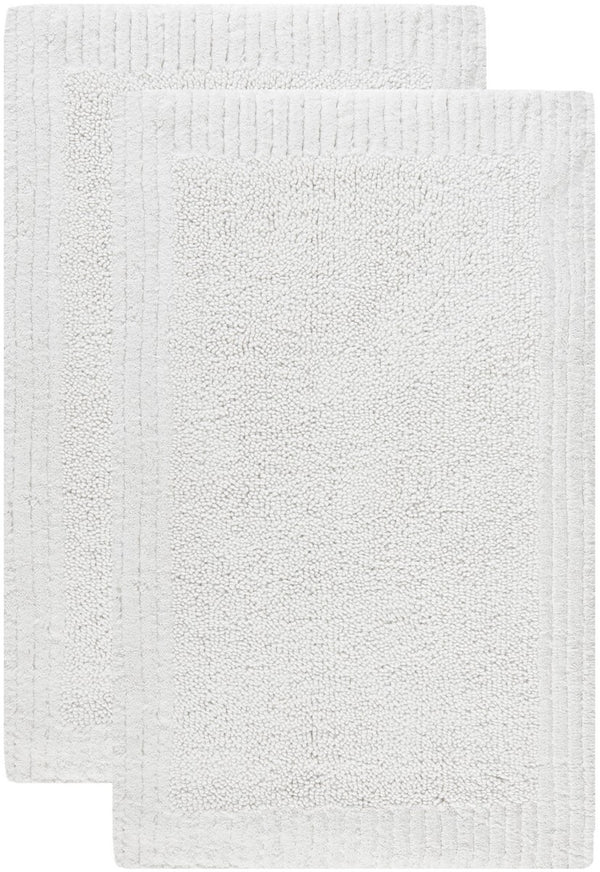 Plush Master Bath Pmb633  Not Available 100% Cotton Rug White / White