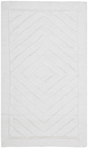 Plush Master Bath Pmb635  Not Available 100% Cotton Rug White / White