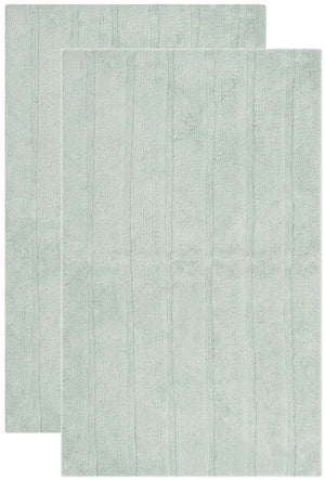 Plush Master Bath Pmb720  Hand Tufted 100% Cotton Rug Aqua
