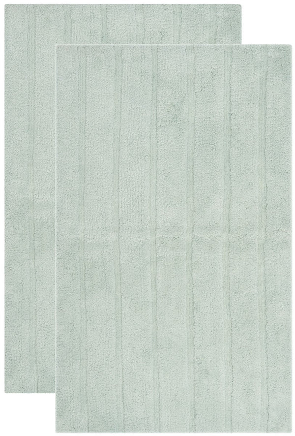 Plush Master Bath Pmb720  Hand Tufted 100% Cotton Rug Aqua