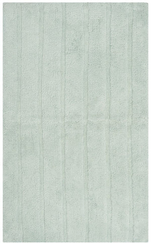 Spa Stripe Tufted Bath Mat Set of 2 - Luxurious Reversible Cotton for Double-Sink Bathrooms