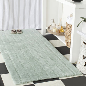Plush Master Bath Pmb720  Hand Tufted 100% Cotton Rug Aqua