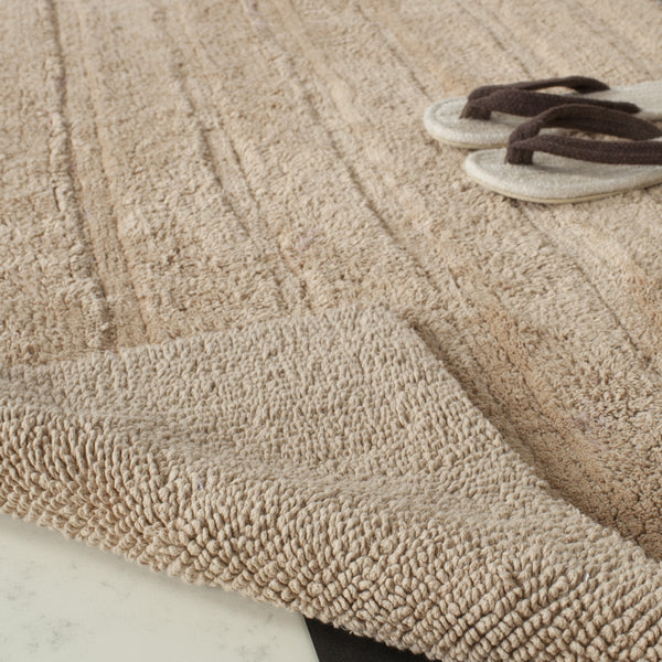 Plush Master Bath Pmb720  Hand Tufted 100% Cotton Rug Camel