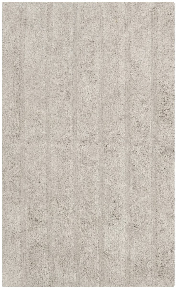 Plush Master Bath Pmb720  Hand Tufted 100% Cotton Rug Grey
