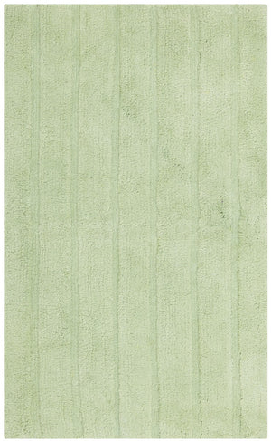 Plush Master Bath Pmb720  Hand Tufted 100% Cotton Rug Light Green