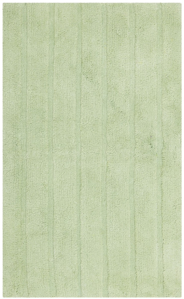 Plush Master Bath Pmb720  Hand Tufted 100% Cotton Rug Light Green