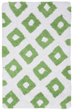 Plush Master Bath Pmb726 Diamond  Hand Tufted 100% Cotton Rug Key Lime