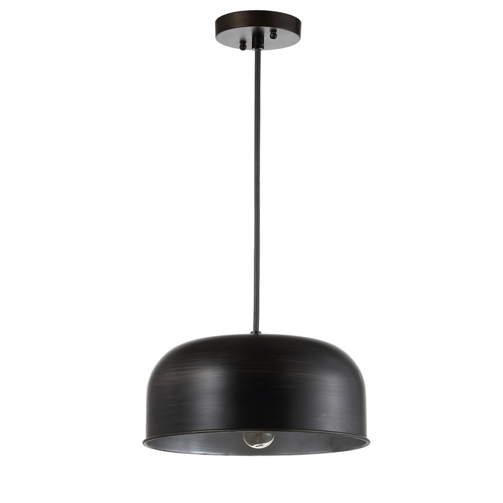 Avner Adjustable Pendant Light with Sculptural Grey Metal Shade for Modern Living Room Elegance