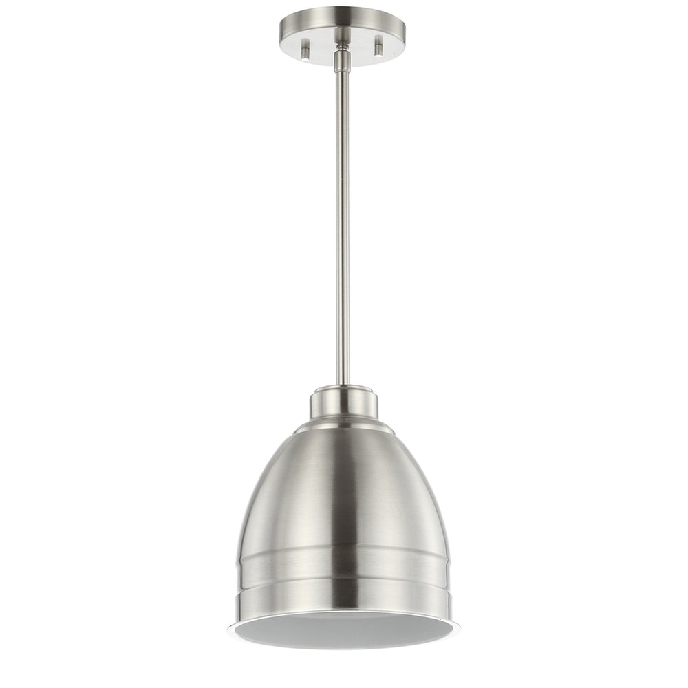 Riley Pendant Light – Luxurious Nickel Finish with Adjustable Height, Perfect for Modern Living Spaces