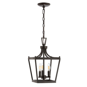 Larton 3-Light Pendant Light - Classic Lantern Design with Adjustable Hanging Length for Any Space