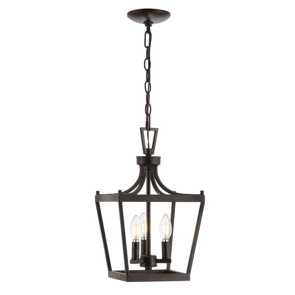 Larton 3-Light Pendant Light - Classic Lantern Design with Adjustable Hanging Length for Any Space