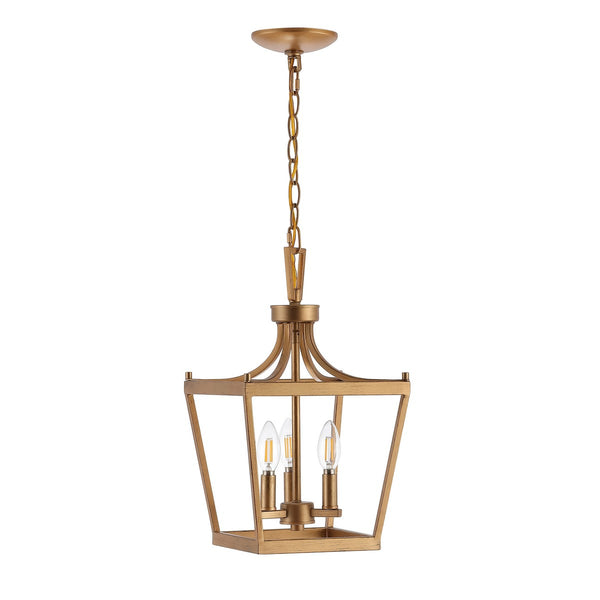 Larton 3-Light Pendant Light - Classic Lantern Design with Adjustable Hanging Length for Any Space