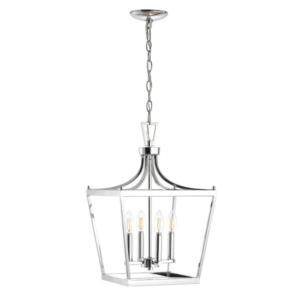 Nichi 4-Light Pendant: Elegant Pagoda-Style Lantern in Oil Rubbed Bronze for Stylish Interiors