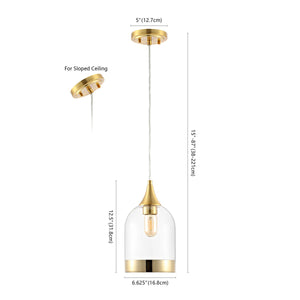 Safavieh Valeska Pendant Gold 80% Glass / 20% Iron PND4132A