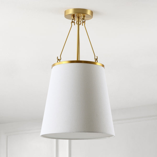 Safavieh Valor Pendant Gold Metal / Fabric / Acrylic PND4133A