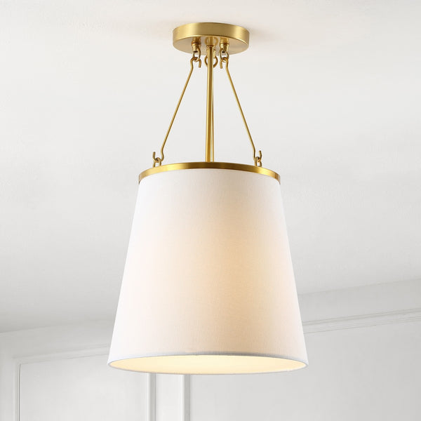 Safavieh Valor Pendant Gold Metal / Fabric / Acrylic PND4133A