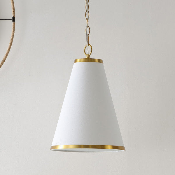 Safavieh Adelais Pendant Gold Metal / Fabric / Acrylic PND4136A