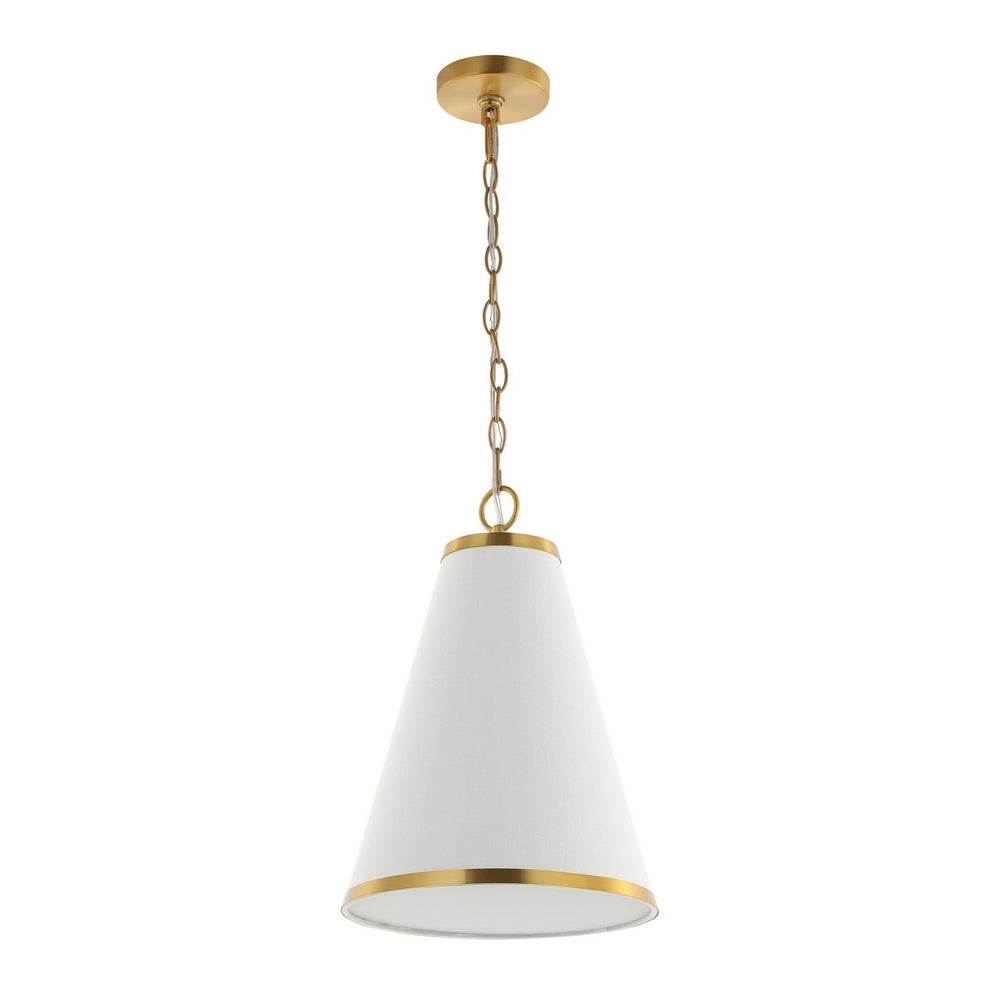 Safavieh Adelais Pendant Gold Metal / Fabric / Acrylic PND4136A