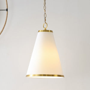Safavieh Adelais Pendant Gold Metal / Fabric / Acrylic PND4136A