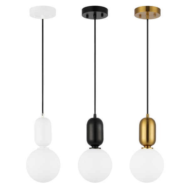 Safavieh Amagiri, 6 Inch, Assorted, Glass/Iron Pendant Set Of 3  Assorted Glass PND4141A-SET3