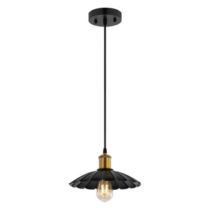 Safavieh Novaire, 10 Inch, Black/Brass, Iron Pendant PND4153A