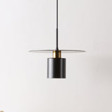 Safavieh Mynoby, 11.75 Inch, Black/Brass, Iron Extendable Pendant Black / Brass Metal PND4155A