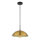 Safavieh Jorden, 14 Inch, Brass/Black, Iron Pendant Brass / Black Metal PND4157A