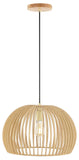 Mesa, 17.75 Inch, Natural, Mdf Wood/Iron Extendable Pendant