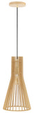 Safavieh Sonjay, 9.75 Inch, Natural, Mdf Wood/Iron Extendable Pendant Natural Wood PND4161A