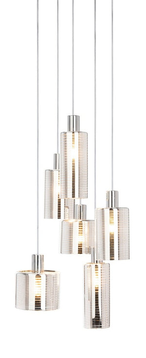 Narin Pendant Light - Modern Chrome Elegance with Adjustable Height for Stunning Illumination