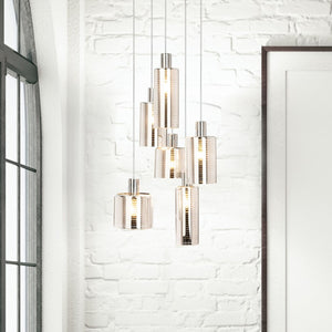 Narin Pendant Light - Modern Chrome Elegance with Adjustable Height for Stunning Illumination