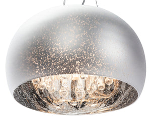 Bakari Pendant Light - Luxurious Chrome Crystal Chandelier for Modern Homes, Adjustable Height Design