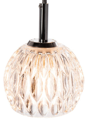 Daine Pendant Light - Contemporary Chrome & Crystal Fixture for Dining Room Elegance & Beauty
