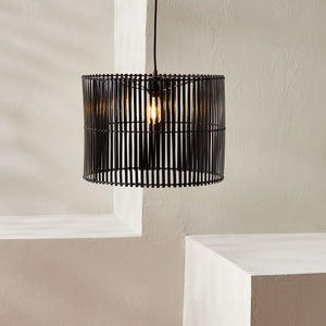 Safavieh Valley Pendant Black Rattan PND9001A
