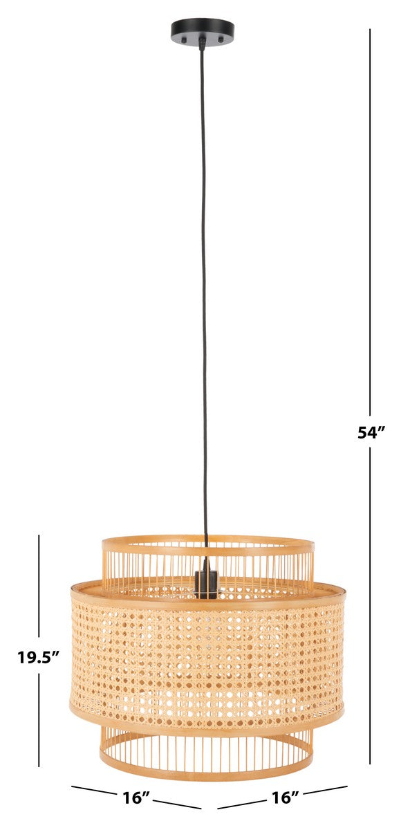 Safavieh Triela Pendant Natural Bamboo PND9003A