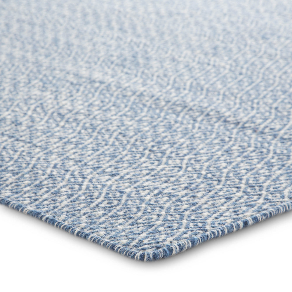 Jaipur Living Eulalia Handmade Geometric Blue/ Ivory Area Rug (8'10"X11'9")