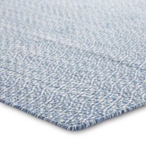 Jaipur Living Eulalia Handmade Geometric Blue/ Ivory Area Rug (8'10"X11'9")