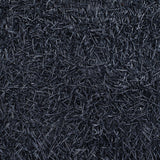 Chandra Rugs Poligan 100% Polyester Hand-Woven Contemporary Shag Rug Navy 9' x 13'