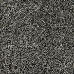 Chandra Rugs Poligan 100% Polyester Hand-Woven Contemporary Shag Rug Silver 9' x 13'