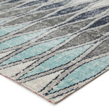 Jaipur Living Norwich Indoor/ Outdoor Geometric Gray/ Blue Area Rug (9'10"X14')
