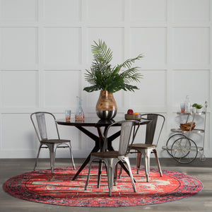 Jaipur Living Polaris Collection POL06 Leighton 100% Polypropylene Machine Made Contemporary Medallion Rug RUG149426