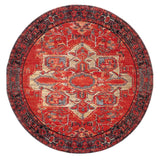 Polaris Collection POL06 Leighton 100% Polypropylene Machine Made Contemporary Medallion Rug