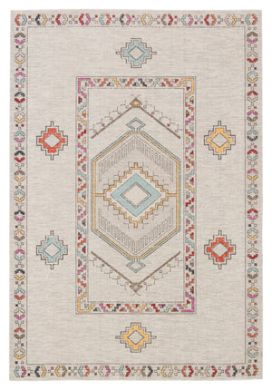 Jaipur Living Tov Indoor/ Outdoor Medallion Light Gray/ Multicolor Area Rug (8'10"X12')