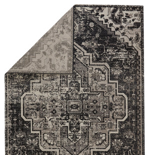 Jaipur Living Ellery Indoor/ Outdoor Medallion Black/ Gray Area Rug (2'X3')