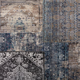 Jaipur Living Bodega Indoor/ Outdoor Trellis Dark Blue/ Gold Area Rug (2'X3')