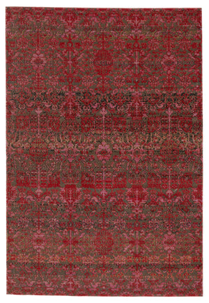 Jaipur Living Bodega Indoor/ Outdoor Trellis Red/ Taupe Area Rug (2'X3')