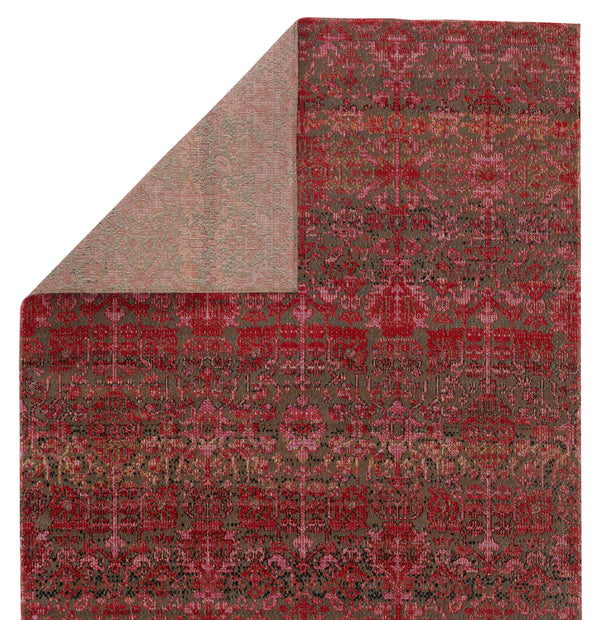 Jaipur Living Bodega Indoor/ Outdoor Trellis Red/ Taupe Area Rug (2'X3')