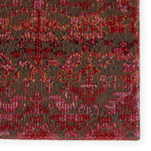 Jaipur Living Bodega Indoor/ Outdoor Trellis Red/ Taupe Area Rug (2'X3')