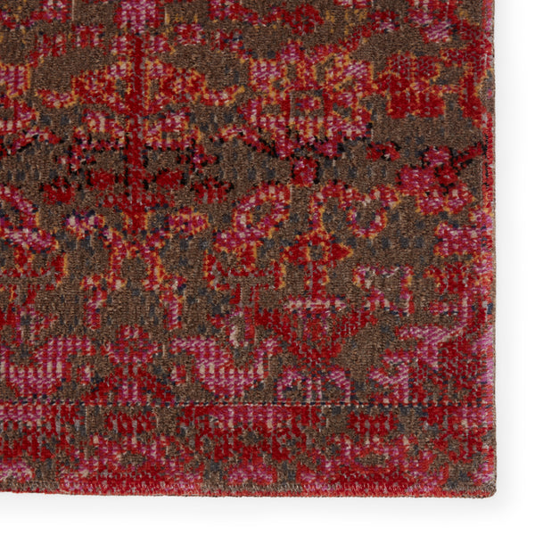 Jaipur Living Bodega Indoor/ Outdoor Trellis Red/ Taupe Area Rug (2'X3')