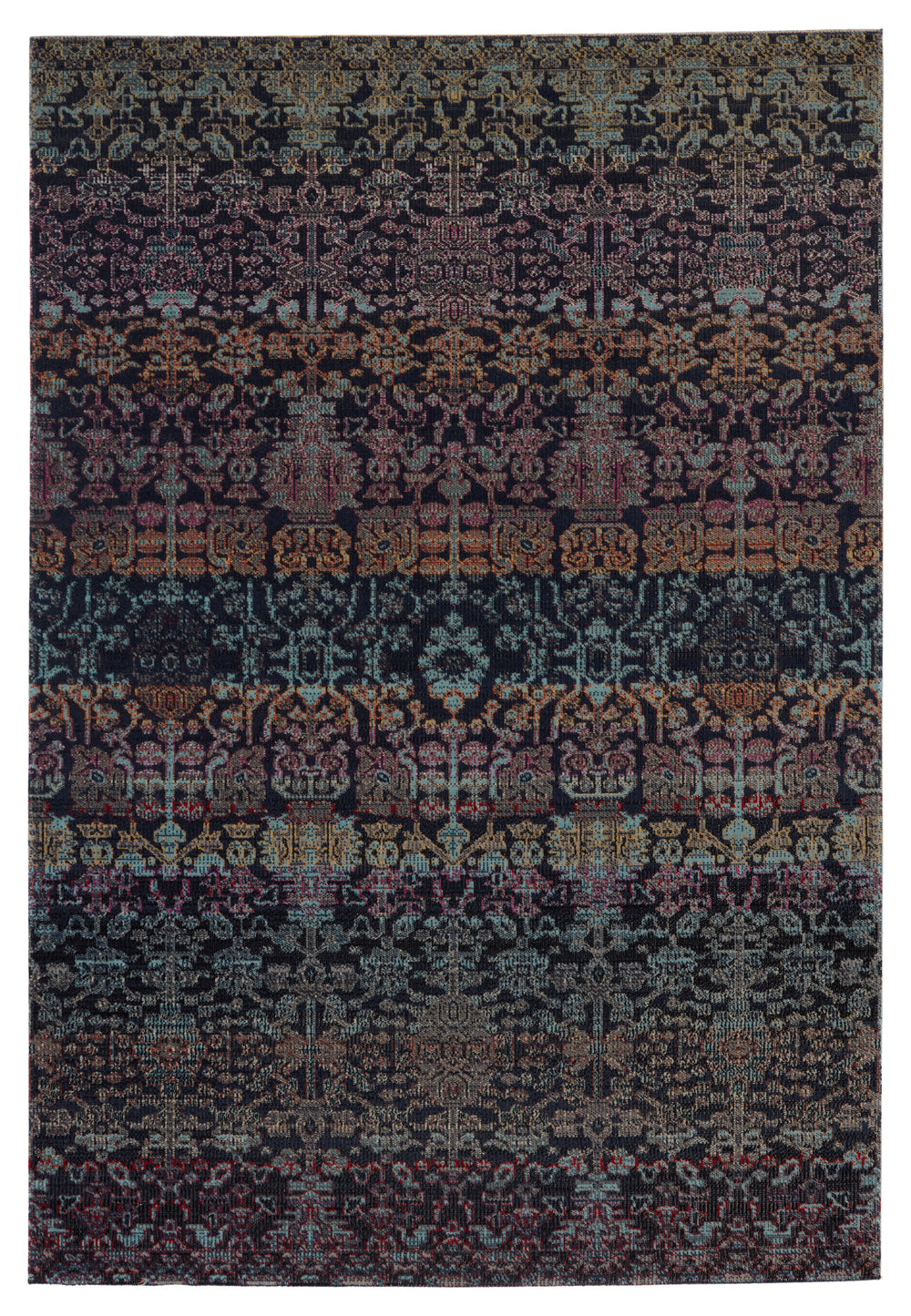 Jaipur Living Bodega Indoor/ Outdoor Trellis Dark Blue/ Multicolor Area Rug (2'X3')